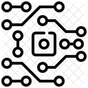 Circuito Processo Ai Ícone