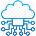 Circuito En La Nube En Linea Datos Icon