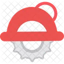 Circular Saw Cutting Icon