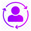 Circular Arrow Feedback Loop Input Icon