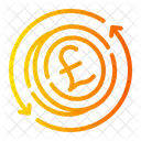 Circular Arrow Exchange Money Icon