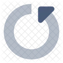 Circular Arrow Left Icon