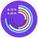 Circular Chart Pie Chart Circular Graph Icon