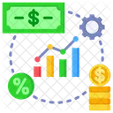 Circular Economy Cash Flow Tax Icon