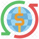 Circular Economy Global Cycle Icon