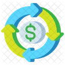 Circular Economy Business Finance Icon