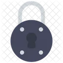 Rounded Security Unlock Icon