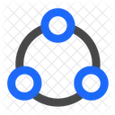 Circular Loop Connection  Icon