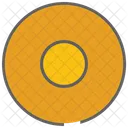 Circular Ribbon Ribbon Decoration Icon