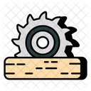 Circular Saw Saw Machine Cutting Blade Icône