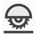 Circular Saw Cutting B Icon