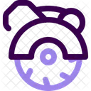 Circular Saw Blade Carpentry Icon