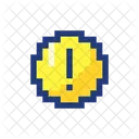 Circular shaped exclamation mark  Icon