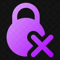 Círculo-bloqueo-eliminar-  Icono