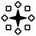 Círculo de brillo  Icono