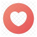 Circulo del corazon  Icono