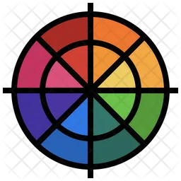 Circulo de colores  Icono