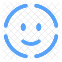 Círculo de escaneo facial  Icono