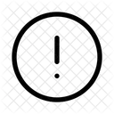 Circulo De Exclamacao Interface Do Usuario Ui Ícone