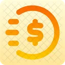 Circulo De Dolar Dinero Dolar Icono