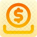 Círculo-dólar-para-slot  Ícone