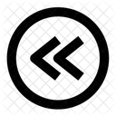 Círculo para trás  Icon