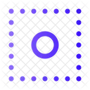 Circulo Pontilhado Circulo Circulo Tracejado Ícone