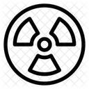 Circulo Radiactivo Radiactivo Nuclear Icono