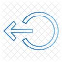 Círculo seta para a esquerda  Ícone