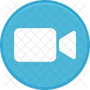 Circulo De Video Video Camara Icon