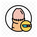 Circumcised Foreskin Removal Gynecomastia Icon