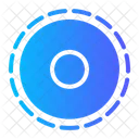 Circumference Circle Geometry Icon