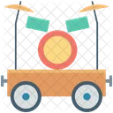 Circus Car Cart Icon