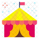 Circus Tent Leisure Icon