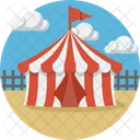 Circus Tent House Icon