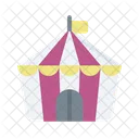 Circus Camp Tent Icon