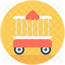 Circus Trolley Cart Icon