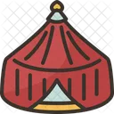 Circus Tent Show Icon