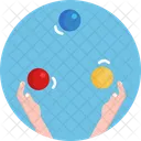 Throwing Balls Balls Hands Icon