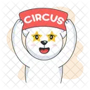 Circus Banner Bear Banner Circus Bear Icon