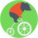 Bear Bike Animal Icon