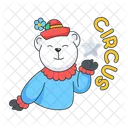 Circus Bear Circus Performer Circus Entertainer Icon