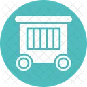 Circus Cage Circus Cart Circus Trolley Icon