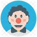 Circus Joker Tramp Clown Auguste Clown Icon