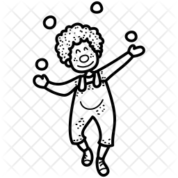 Circus Clown Icon