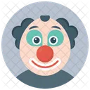 Circus Joker Tramp Clown Auguste Clown Icon