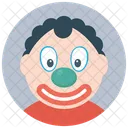 Circus Joker Tramp Clown Auguste Clown Icon