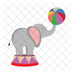 Circus elephant  Icon