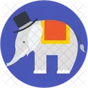 Elephant Animal Show Icon