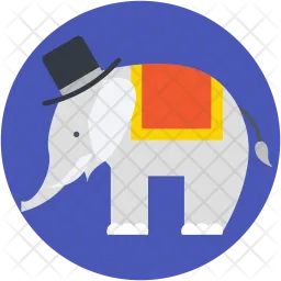 Circus Elephant  Icon